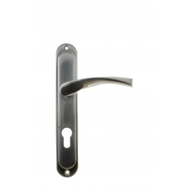 Door handle 104 + handle plate PZ72 mm, 30-42 mm doors HNI